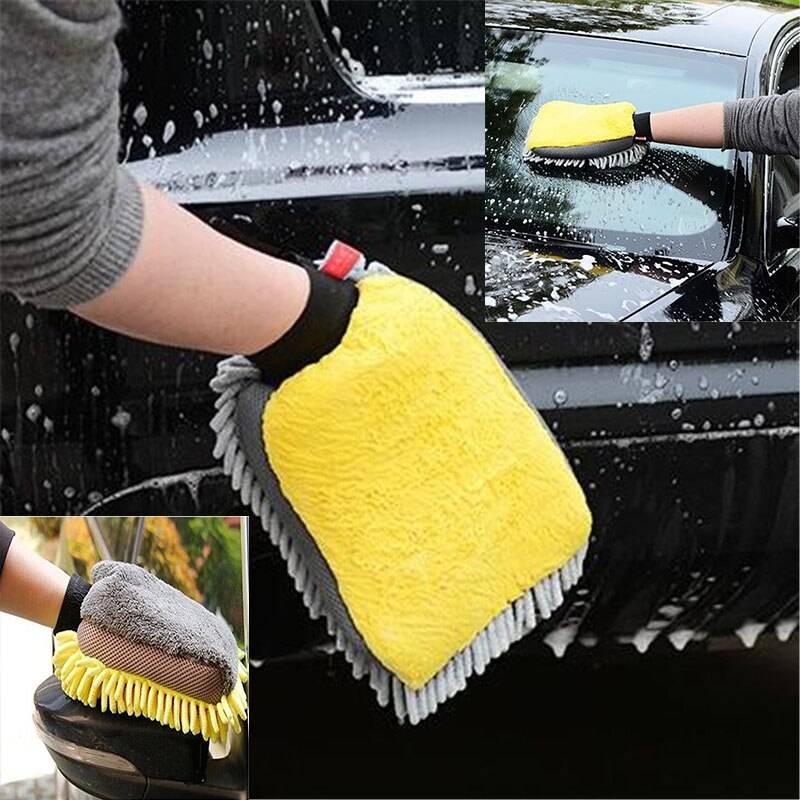 Double-Faced Waterproof Car Wash Glove