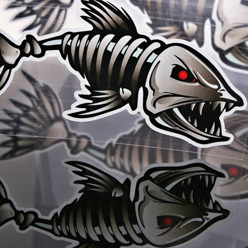 3D Fish Skeleton Car Stickers Car Extras & Accessories Stickers 6f6cb72d544962fa333e2e: 15 cm x 6 cm|25 cm x 13 cm
