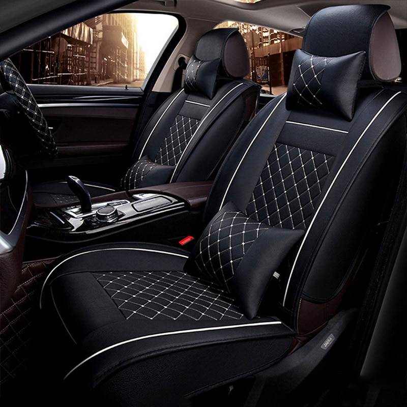 Universal PU Leather Car Seat Covers Set