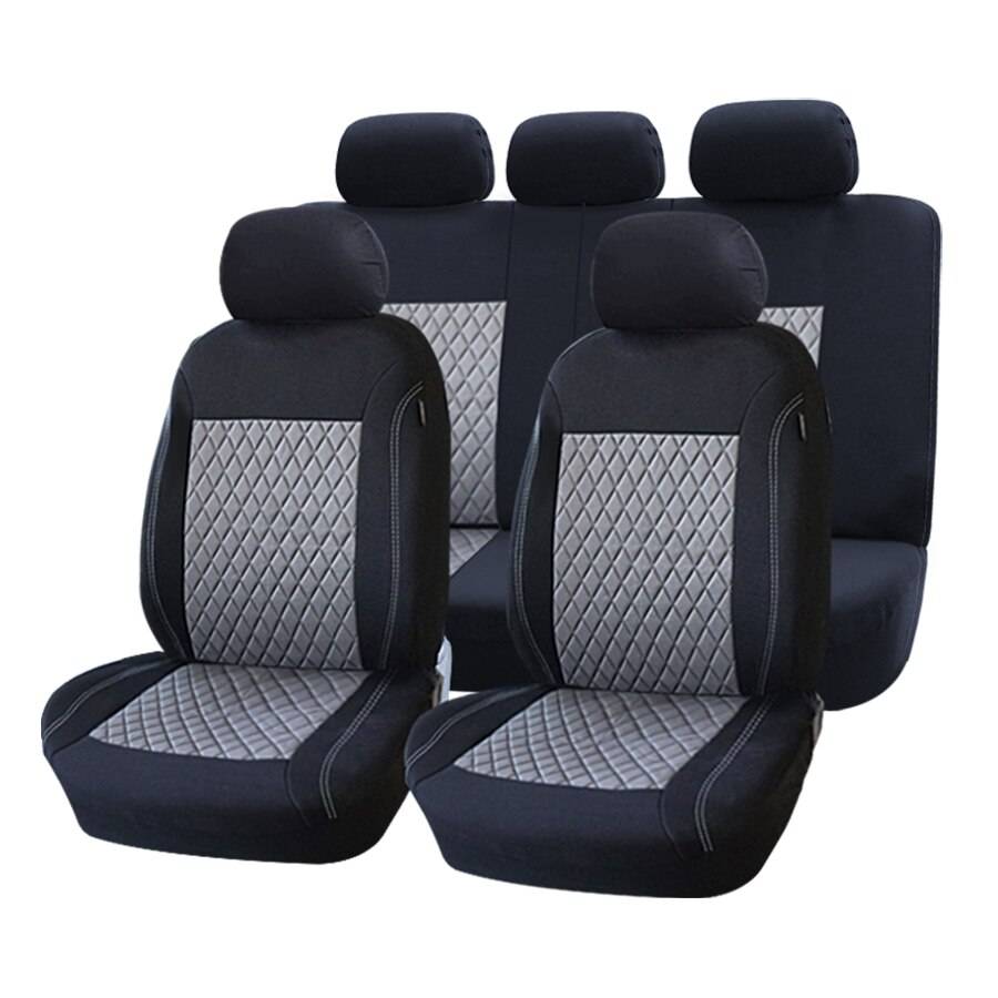 Universal Car Seat Covers Car Extras & Accessories Seat Covers 10d87971b2173359521857: 1 x Pc Rear|1 x Set Blue-Black|1 x Set Gray-Black|1 x Set Red-Black|2 x Pc Gray-Black
