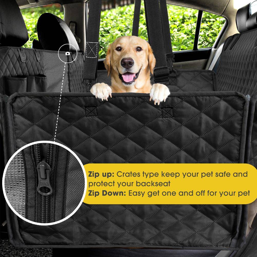 Large Dog Car Seat Cover Car Extras & Accessories Seat Covers cb5feb1b7314637725a2e7: Black|Front Seat Cover|Grey