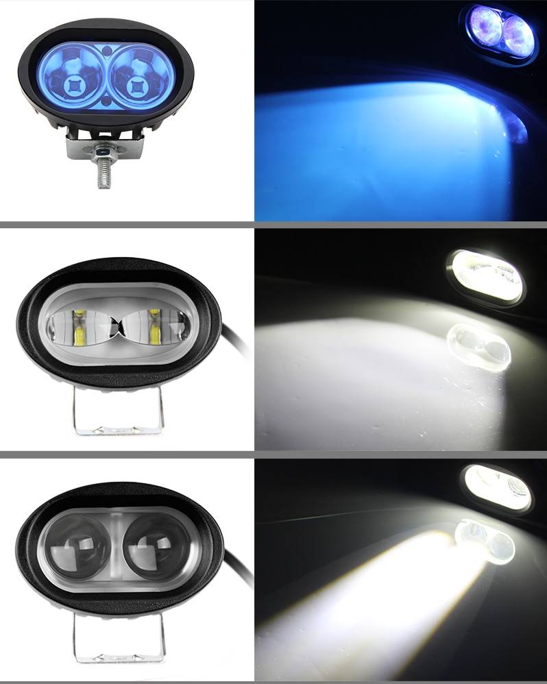 Off-Road LED Headlights Car Extras & Accessories Car Lights cb5feb1b7314637725a2e7: 2D Blue|2D White|2D Yellow|6D Flood Light|6D Spot Light