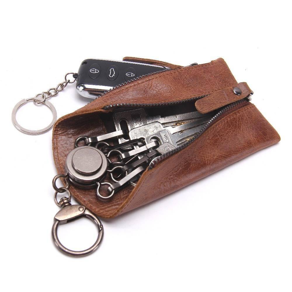 Men’s Vintage Key Wallet Car Extras & Accessories Key Cases cb5feb1b7314637725a2e7: Black|Brown|Dark Brown