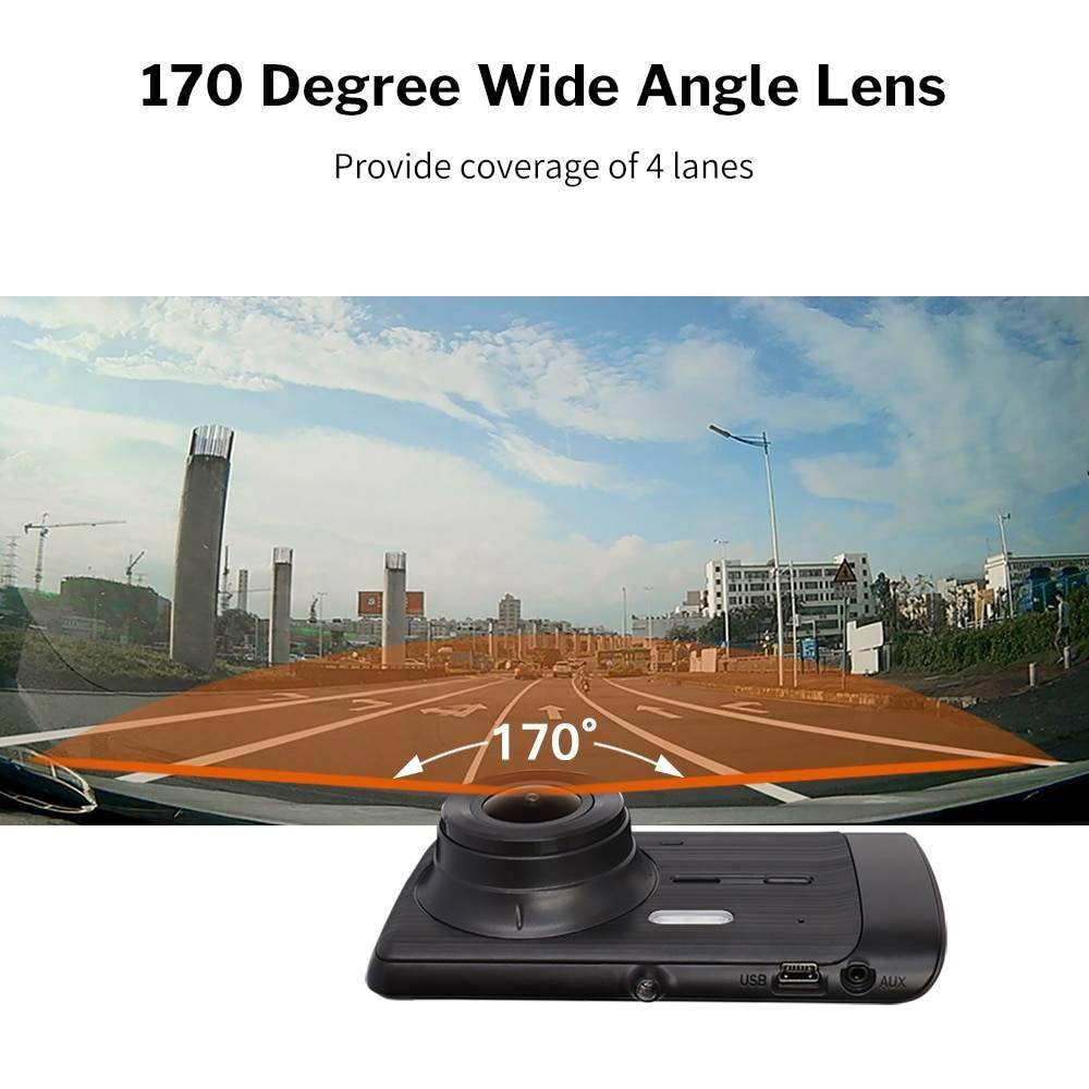 1080P Dash Camera for Cars Electronics & Gadgets a1fa27779242b4902f7ae3: No Rearview Camera|With Rearview Camera