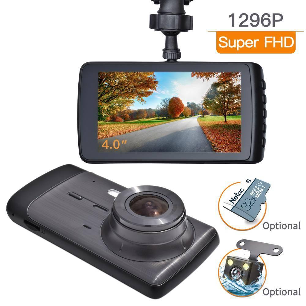 1080P Dash Camera for Cars Electronics & Gadgets a1fa27779242b4902f7ae3: No Rearview Camera|With Rearview Camera