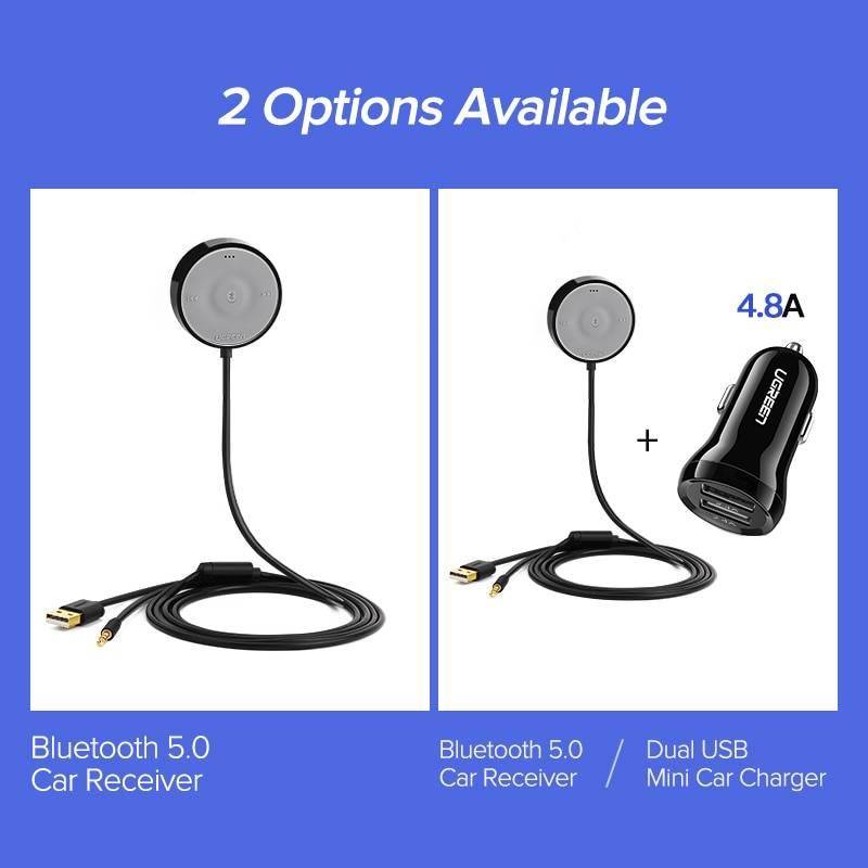 Bluetooth 5.0 Car Receiver Electronics & Gadgets cb5feb1b7314637725a2e7: 5.0 with Car Charger|Bluetooth 5.0