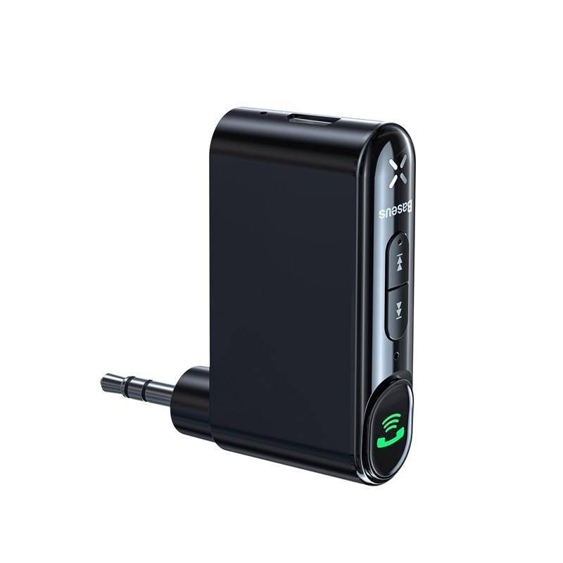 Bluetooth 5.0 Car Adapter with AUX Electronics & Gadgets cb5feb1b7314637725a2e7: Black
