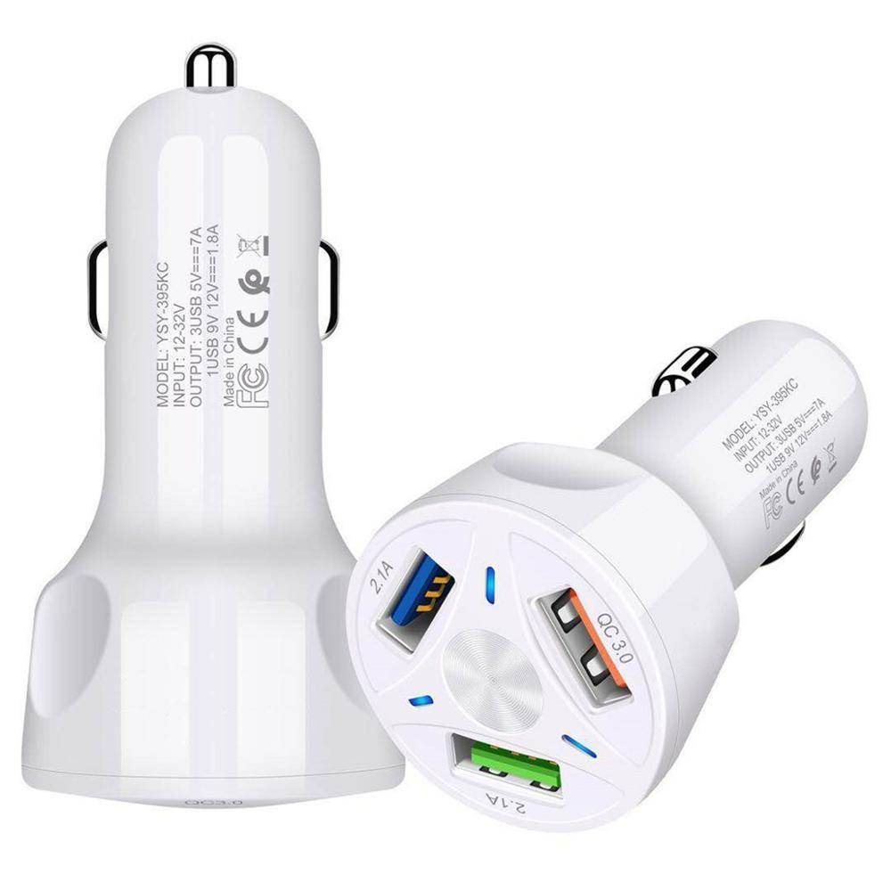 Triple USB Quick Car Charger