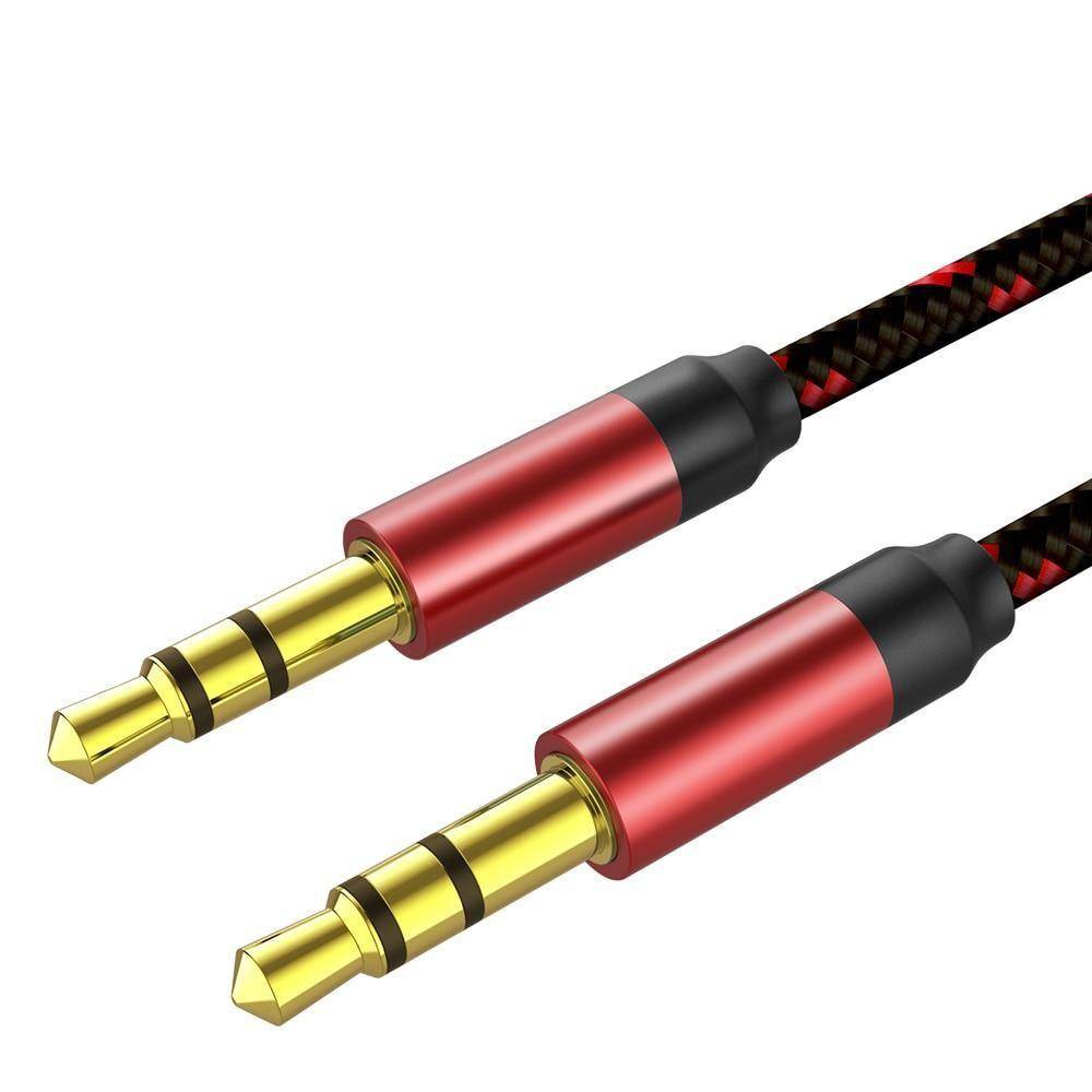 3.5 mm AUX Audio Cable cb5feb1b7314637725a2e7: Black|Red