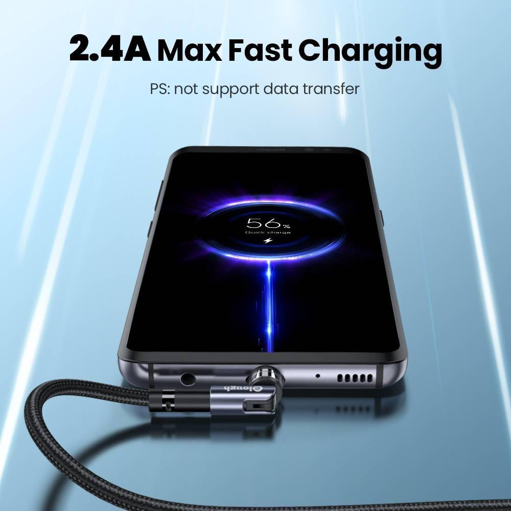Elough 540 Rotate Magnetic Cable USB-C Magnetic Charger Micro USB Type C Cable Mobile Phone Cable For iPhone Xiaomi Poco Huawei INSIDE THE CAR Phone Accessories 1ef722433d607dd9d2b8b7: France|Outside US|Russian Federation|SPAIN